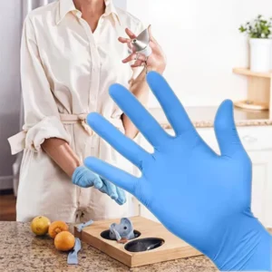 4 Mil Thick Nitrile Gloves Powder Free with Textured Grip Multipurpose Use Disposable Safety Gloves 4 Sizes