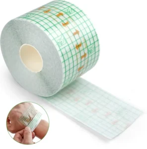4″x12Yds Transparent PU Tattoo Aftercare Film Roll Waterproof Breathable Second Skin Bandage for New Ink Healing & Scar Care