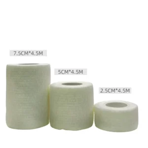 4.5M Small Size Printed Non Woven Self Adhesive Elastic Bandage Bowling Sport Finger Protection Wrap Binding Compression Tape