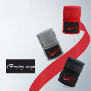 4.5m Custom Logo Printed Durable Cotton Boxing Handwraps with Elastic Bandage for Boxing Training