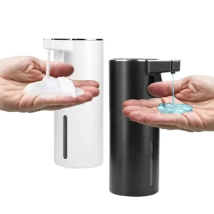 400ml Wall Mounted Automatic Soap Dispenser Foam Smart Hand Washing Machine Liquid Rechargeable Bathroom Kitchen Touching Sensor