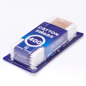 400pcs Disposable Medical Grade Bamboo Cotton Swabs Eco-Friendly Ear Cleaning Cotton Buds for Personal Hygiene