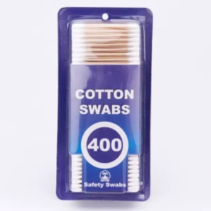 400pcs Disposable Medical Grade Bamboo Cotton Swabs Eco Friendly Ear Cleaning Cotton Buds for Personal Hygiene & First Aid Use
