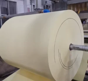 40g~60g Yellow White Blue Glassine Silicone Release Paper Big Roll