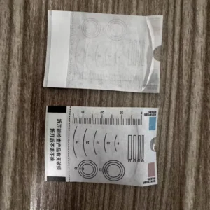 40mm X 60mm Disposable Self sealing Sterilization Bag Nail Accessory Stud Earring Disinfection Bag Paper plastic Bag