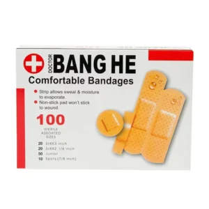 4in1Set Waterproof 100Pecs/Box Adhesive Bandage Wound Plaster Band Aid