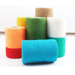 5 Cm*4.5 m Colorful Sports Tape Athletic Kinesiology Elastic Bandage Veterinary Cohesive Bandage Latex Flexible Wrap
