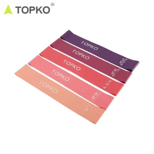 5 Piece Latex Resistance Bands Set Durable Fitness Loop & Band with 5 Levels 60x5cm
