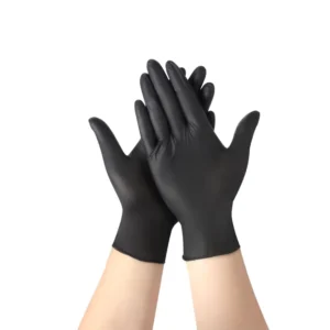 5.0g Black Disposable Flexible Tattoo Nitrile Gloves Guantes De Nitrilo Powder Free Nitrile Disposable Gloves