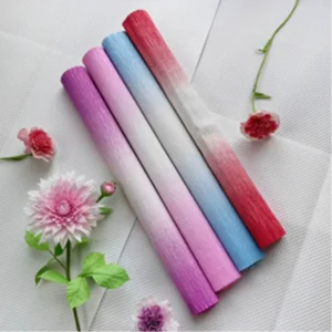 50*250 cm Thickening Artificial Flower Production Crepe Paper Roll for Exhibition Hall Wedding