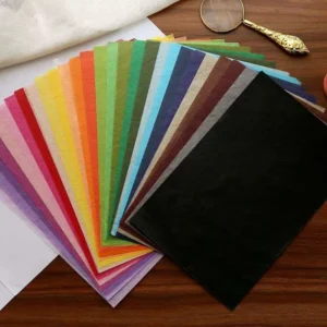 50*75cm Handmade 17g Factory Copy Paper Flowers Moisture-Proof PVC Coated Specialty Wrapping Paper for Packing Gift