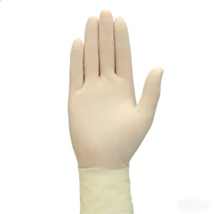 50 Box 8Mil Medical Manufacturers Coated Cream Disposable Latex Gloves Powder Free