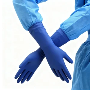 50 Box 9Mil Medical Manufacturers Coated Blue Disposable Polyisoprene Gloves Powder Free