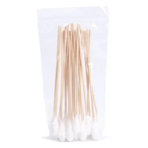 50 Pcs Medical Cotton Swab With Wooden Stick Cotton Bud