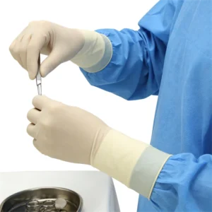 50 Pcs Per Box Disposable Latex Medical Gloves Price PowderFree Gloves Surgical Medical Latex Textured Gloves