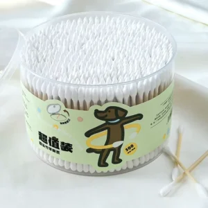 500Pcs Cotton Bud Double ended Cotton Swabs Bamboo Soft and Comfortable Cotton Swab Makeup Tools