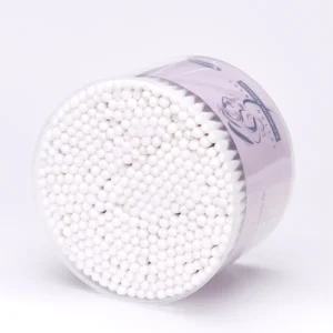 500pcs Bamboo Cotton Swabs Disposable Double Head Cotton Buds Clear Baby Ear Care Daily Cleaning