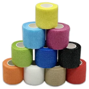 500pcs MIX 2cm 5cm 7.5cm 10cm Athletic Tape First Aid Athletic Tape Self Elastic Adhesive Bandage Wrap for Sports Ankle