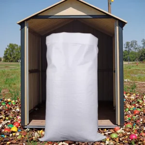 50kg Heat Seal PP Woven Bag Gravure Printing Disposable Agriculture Use Feed Packaging Grain Rice Corn Flour Wheat BAI50 Model
