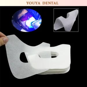 50pcs Disposable Dental Saliva Pad Oral Lip Pad Whitening Tooth Facial Mask Dental Consumables