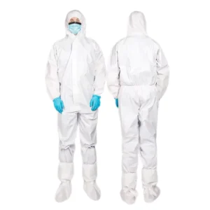 55gsm Type 5 6 Polypropylene Microporous Medical Waterproof Anti Static Safety Clothing PPES Protective Coverall