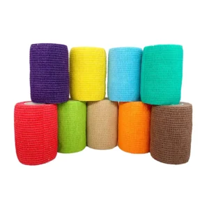 5CM Non Woven Self Adhesive Medical Grade Far Infrared Elastic Finger Protection Bandage for Sports and Tattoo Use