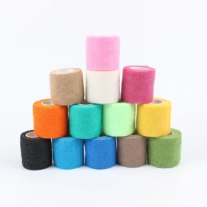 5CM Nonwoven Elastic Self Adhesive Bandage Elastic Cohesive Pet Care Vet Wrap Tattoo Grip Joint Protection Sports Tape