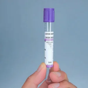 5ML Blood Collection Tube Red Cap PET Material 13*100mm Customizable OEM Vacuum Blood Tube Veterinary
