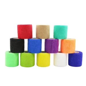 5cm*4.5M Custom Logo Medical Supplies Non Woven Easy Tear Self Adhesive Cohesive Elastic Bandage