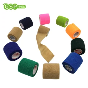 5cm*4.5m Cohesive Bandage Nonwoven Self adhesive Elastic Bandage Wrap Breathable Pet Bandage First Aid Bandage Cohesive