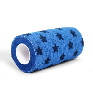 5cm*4.5m Colore Print Cohesive Bandage Nonwoven Self Adhesive Bandage Hand Tear Fabric for Stabilized
