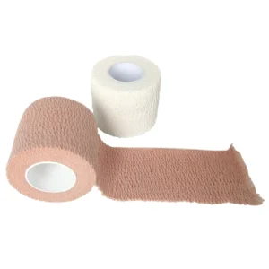 5cm*4.5m Cotton Elastic Bandage Wrap Custom Color Latex Cohesive Bandage Medical Waterproof Bandage Wrap Sample Support