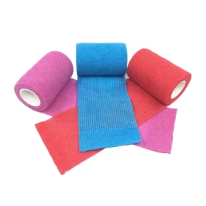 5cm*4.5m Sport Breathable Elastic Cohesive Bandage Soft Protective Handguard Tape Customized Color Unisex CE Certified Polyester