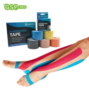 5cm*5m Kinesiology Tape Waterproof for Physical Therapy Kinesiotape Custom Logo Cotton Breathable Multi Colors Tape Kinesiology