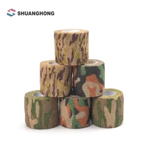 5cm Camouflage Colored Self Adhesive Elastic Print Colored Adhesive Bandages Cohesive Bandages