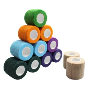 5cm Custom High Quality Self Adhesive Medical Elastic Cohesive Bandage Wrap Vet Wrap for Veterinary Care Horses Pets Care