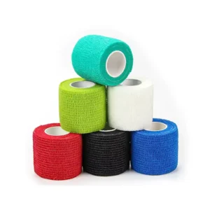 5cm Elastic Non Woven Cohesive Bandage for Sports Protection Athletic Sports Grip Sock Self Adherent Wrap Knee Support Bandage