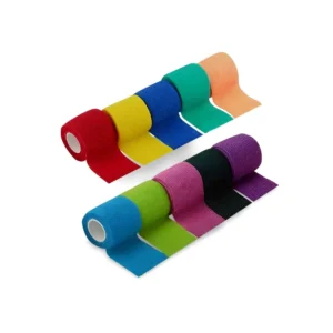 5cm Nonwoven Cohesive Bandage Customized LOGO Cohesive Elastic Bandage Elastic Self-Adhesive Bandage Wrap for Sports