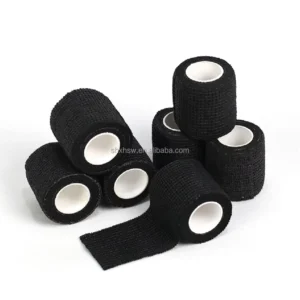 5cm Width 5m Length Latex-Free Water Resistant Eco-Friendly Self-Adhering EZ Tattoo Elastic Bandage Tape Roll Sports