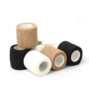 5cm Width 5m Length White Elastic Sports Tape Latex Free Water Resistant Breathable Unisex Eab Tear Light Adhesive Bandage