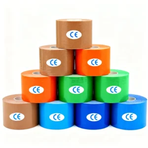 5cm X 5m Waterproof Breathable Cotton Elastic Kinesiology Tape Bandage for Muscle Pain Relief Knee Taping Pain Relief