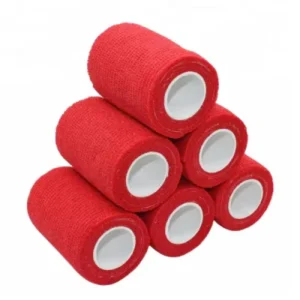 5cm x 4.5m non woven sticky color self adhesive pet bandages sports tape and bandages