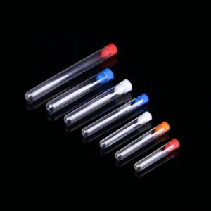 5ml Plastic Test Tubes with Screw Caps Multiple Sizes 13x100mm for Lab Use