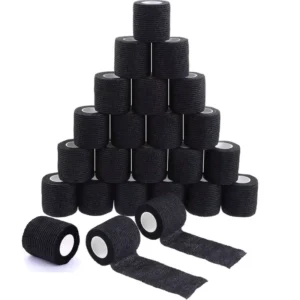 6/12/24pcs Tattoo Grip Bandage 4.5M Self adhesive Cover Wrap Tapes Nonwoven Breathable Self Adhesive Finger Wrist Protection