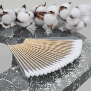 6 Inch Bamboo Wooden Stick Cotton Buds Medical Cotton Swabs Applicators Multi Purpose Household Chemicals Ear Sticks Swabs