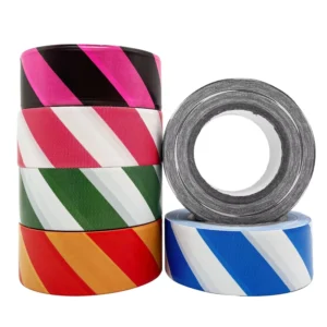 6 Rolls PVC Two Tone Mixed Colors Non Adhesive Flagging & Marking Tape for Tree Marking Trail Surveying