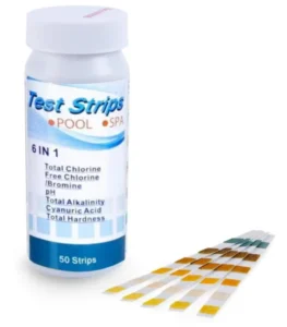 6 in 1 Test Strips for Water Quality Total Hardness Free Chlorine Bromine