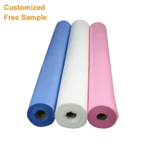 60*45cm PP+PE 35gsm Disposable Medical Examination Paper Bed Sheet Couch Roll for Hospital