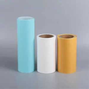 60 80 90 100 120gsm Jumbo Roll Single Double Side White Yellow Blue Glassine Silicone Release Paper