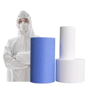 60 Gsm Waterproof PP PE Laminated Non Woven Fabric Medical Material
